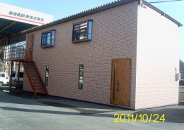 コンテナオフィス(2階建て) 全体