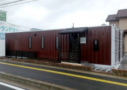 40フィート店舗型コンテナバー(BAR) 外観