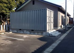 防災備蓄倉庫としてのコンテナ倉庫利用