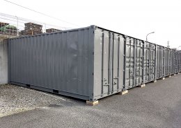 観音扉を活かした使いやすいコンテナ倉庫 中古海上コンテナ20ft