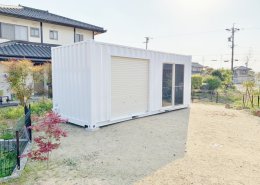 新造コンテナで作る自宅用倉庫（岐阜県可児市）