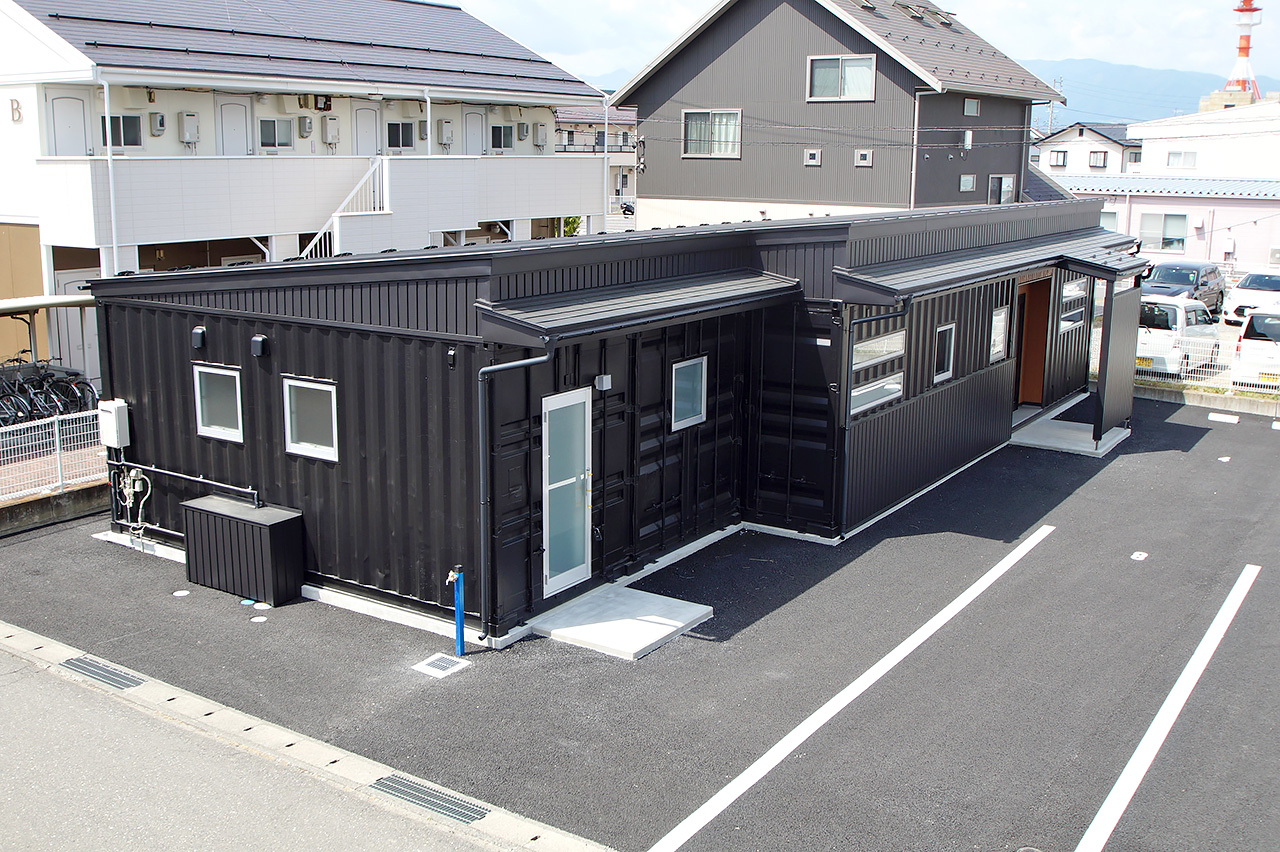 延べ床面積約36坪の大型コンテナオフィスを設置（長野県松本市） | ATS