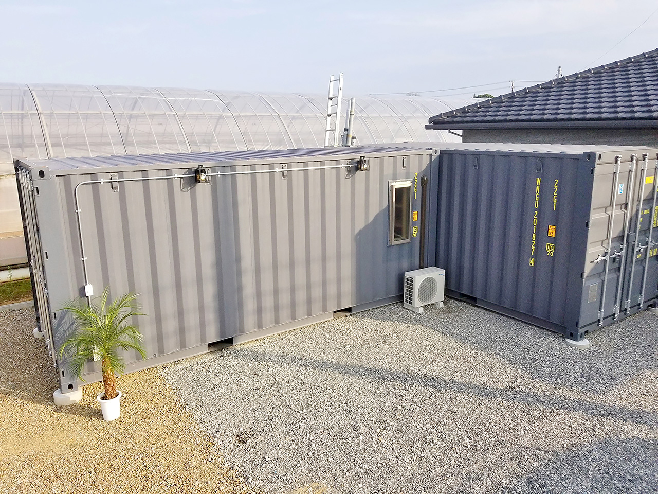 20FT中古海上コンテナ修理済み、写真同様コンテナ、浜松全域