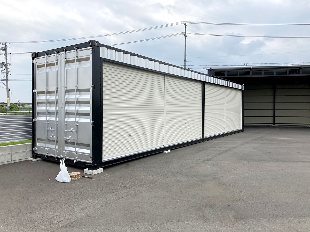 新品 20ft海上コンテナ 側面フルシャッター付き | ATS, Japan